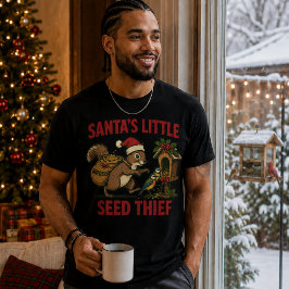 Camiseta divertida de Navidad: pequeño ladrón de s