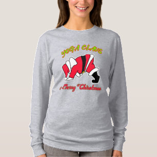 Camiseta divertida de Navidades de Yoga de YOGA CL