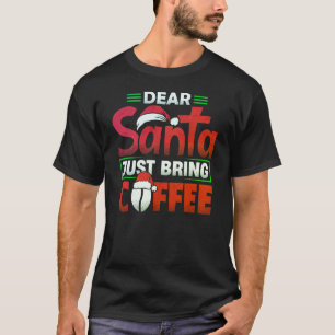 Camiseta divertida de Navidades pidiendo a Santa p