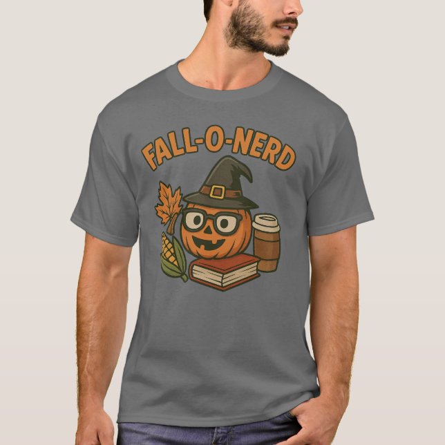 Camiseta divertida de Nerdy Halloween (Anverso)