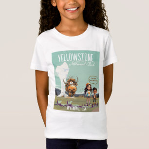 Camiseta divertida de niños bisonte búfalo america