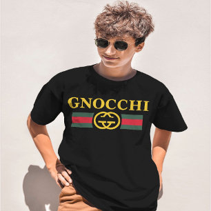 Camiseta divertida de ñoquis Diseñador de comida L
