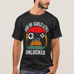 Camiseta Divertida de Nuevo Papá Papá de Chicas Ni
