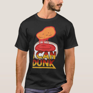 Camiseta Divertida De Nugget De Pollo Puedo Hundir
