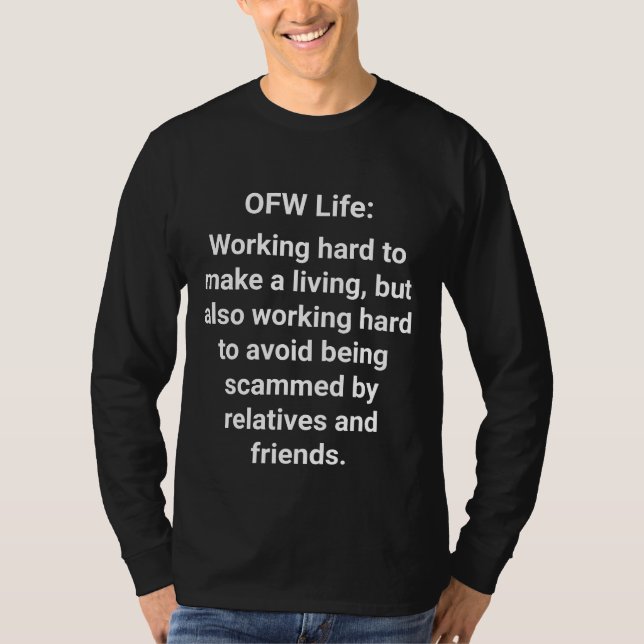 Camiseta divertida de OFW (Anverso)
