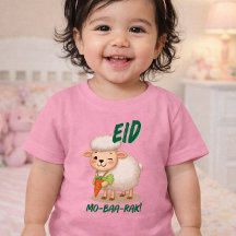 Camiseta divertida de oveja Eid Adha para bebé 
