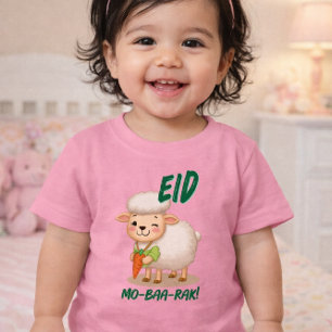 Camiseta divertida de oveja Eid Adha para bebé