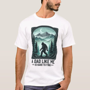 Camiseta divertida de padre de Bigfoot con grabado