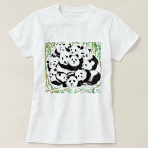 Camiseta Divertida de Panda