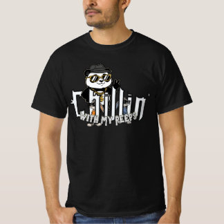 Camiseta divertida de panda 'Relajándome con mis a