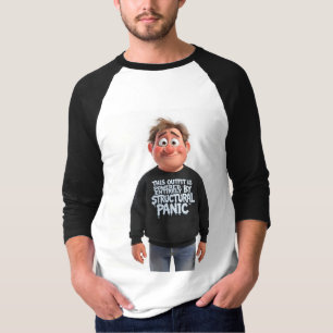 Camiseta divertida de pánico estructural existenci
