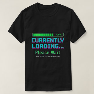 Camiseta Divertida de Pantalla de Carga Retro Y2K