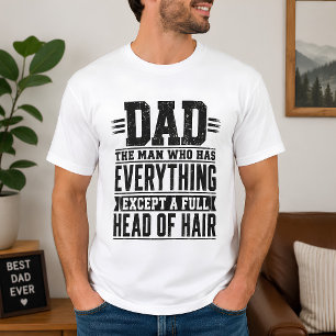 Camiseta Divertida de Papá Calvo Chiste Día del Pa