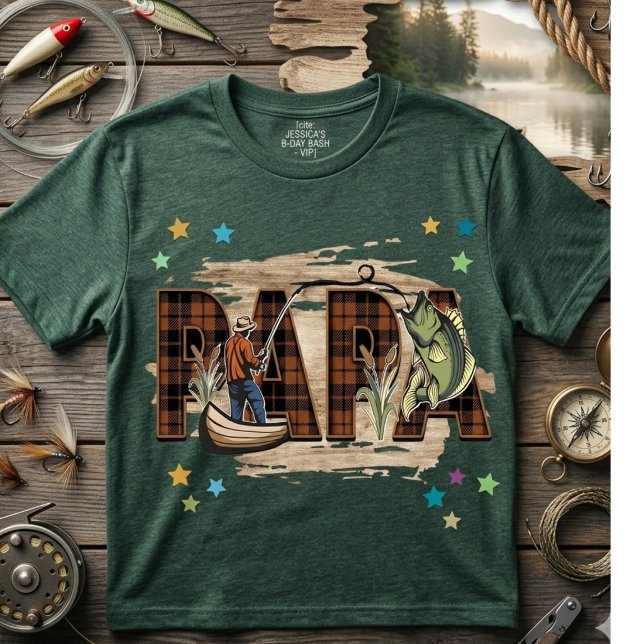 Camiseta divertida de Papá con estampado de cuadro (Subido por el creador)
