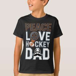 Camiseta divertida de papá de hockey sobre hielo,