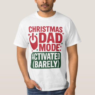 Camiseta Divertida de Papá en Modo Navidad