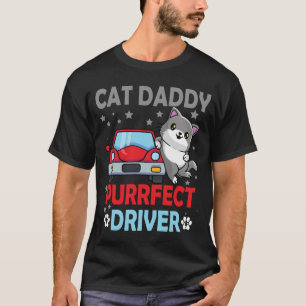 Camiseta Divertida de Papá Gato de la Cultura Popu
