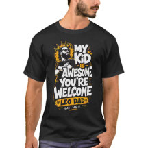 Camiseta Divertida de Papá Leo - Regalo de Cumplea