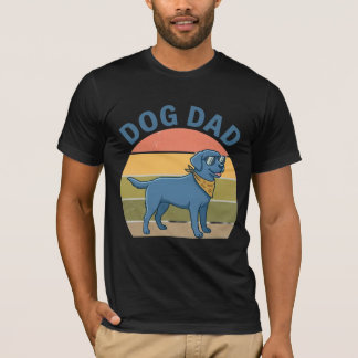 Camiseta Divertida de Papá Perro | Trabajo Duro Pa