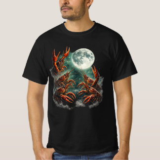 Camiseta divertida de parodia de la luna de cangre