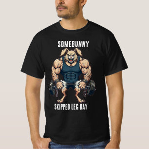Camiseta divertida de Pascua de gimnasio, Alguno s
