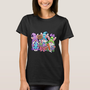 Camiseta divertida de Pascua Gnomos felices de Pas