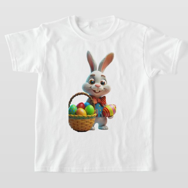 Camiseta divertida de Pascua para niños (Distribución)