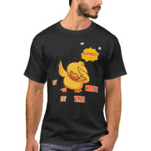 Camiseta divertida de pato dabbing con cita sarcás