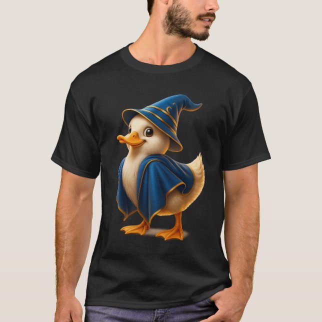 Camiseta divertida de pato mago (Anverso)