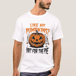 Camiseta divertida de payaso de Halloween con esqu