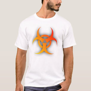 Camiseta Divertida de Peligro Biológico Humor