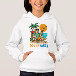 Camiseta Divertida de Perro de Vacaciones | Verano