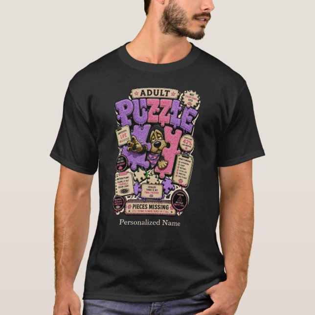 Camiseta divertida de perro introvertido que ama e (Anverso)
