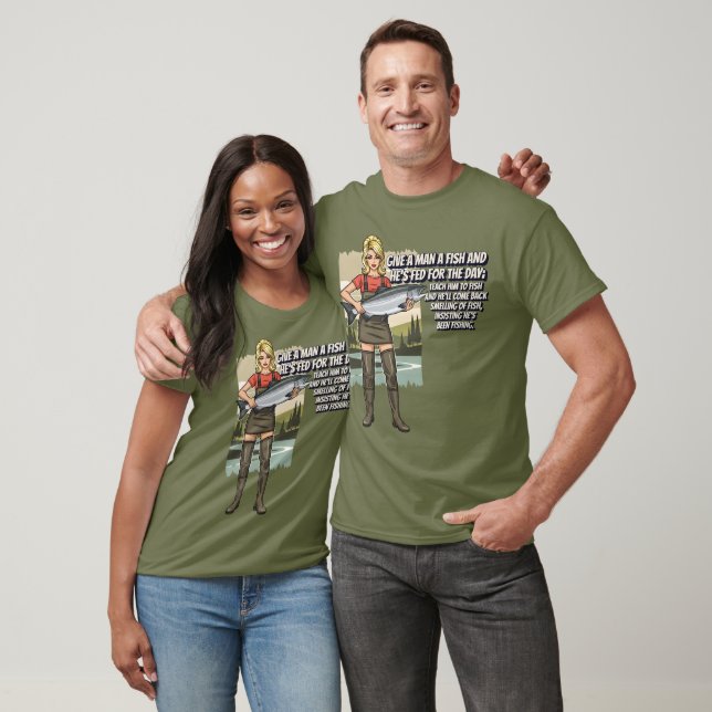 Camiseta divertida de pesca (Unisexo)