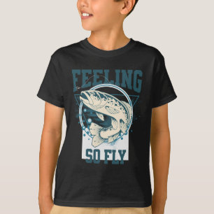 Camiseta Divertida de Pesca con Mosca para Pescado