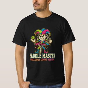 Camiseta Divertida de Pickleball Diseño Retro de P