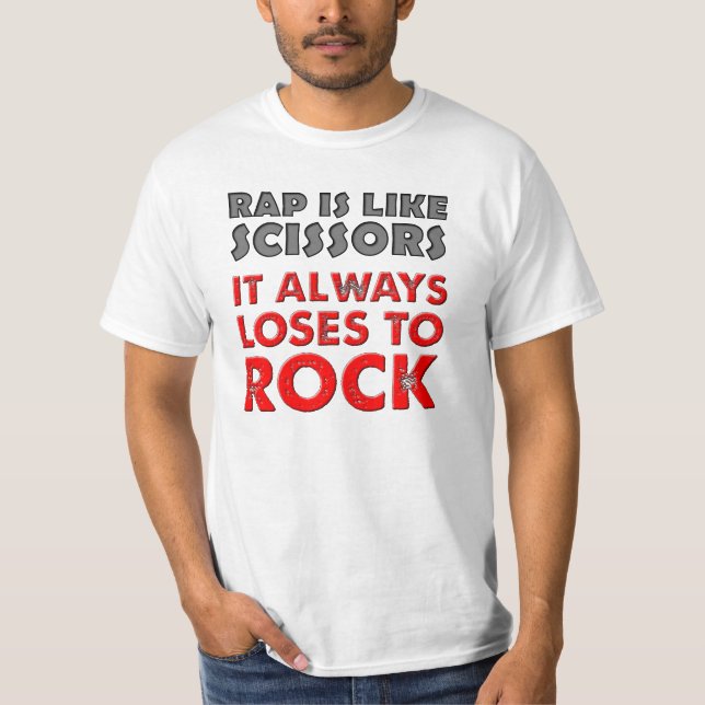 Camiseta Divertida de Piedra, Papel o Tijera Versu (Anverso)