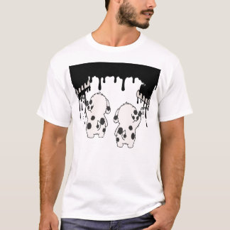 Camiseta Divertida de Pintores Dálmatas - Perros L