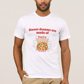 Camiseta divertida de Pizza Dreams Men