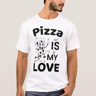 Camiseta Divertida de Pizza - Mi Amor es la Pizza