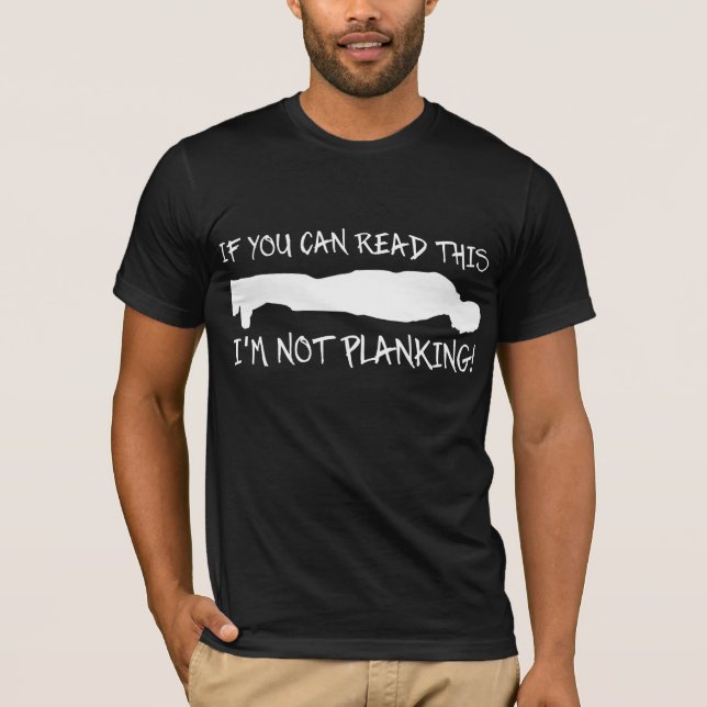 Camiseta Divertida de Planking (Anverso)