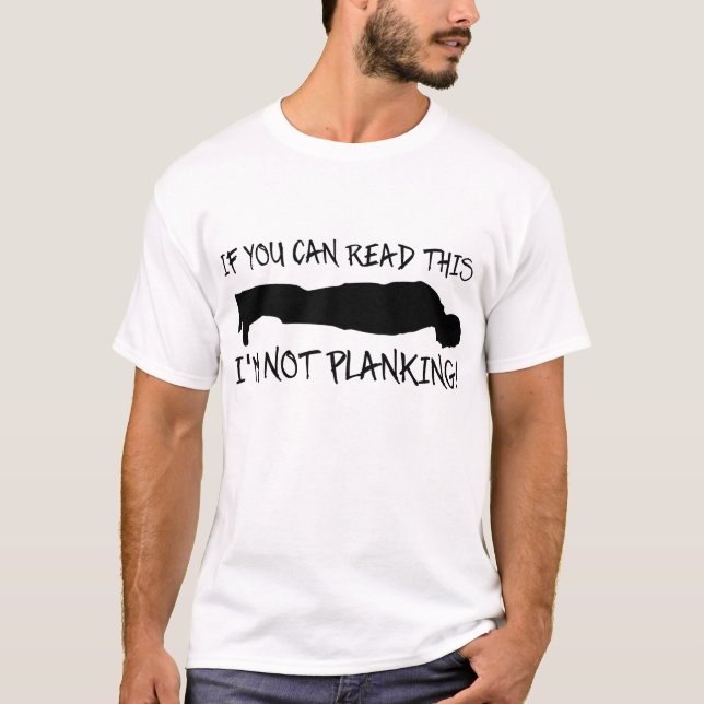 Camiseta Divertida de Planking (Anverso)