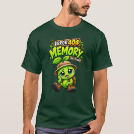 Camiseta divertida de PodPea con error 404 Memoria