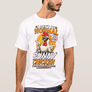 Camiseta Divertida de Pollo – Camiseta de Gallina