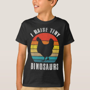 Camiseta Divertida de Pollo Crío Dinosaurios Peque