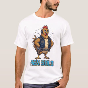 Camiseta divertida de pollo HEN SOLO