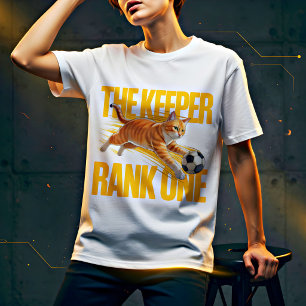 Camiseta divertida de portero de gato - Regalo par