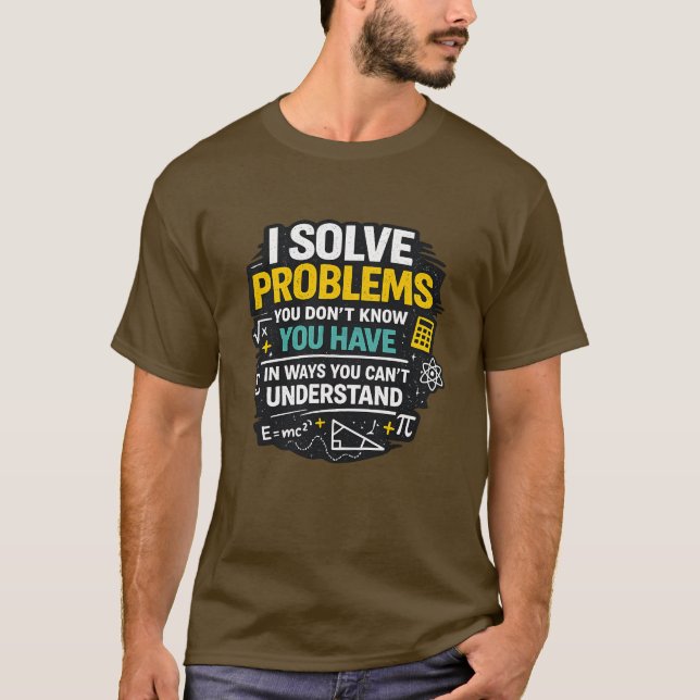Camiseta divertida de profesor de matemáticas, reg (Anverso)