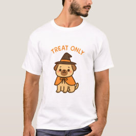 Camiseta divertida de Pug bruja de Halloween