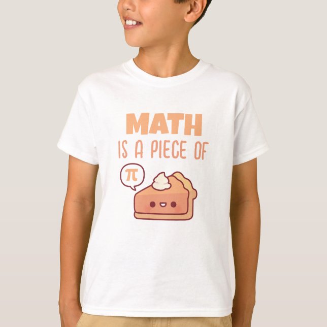 Camiseta Divertida de Pun Pi: Las Matemáticas Son  (Anverso)